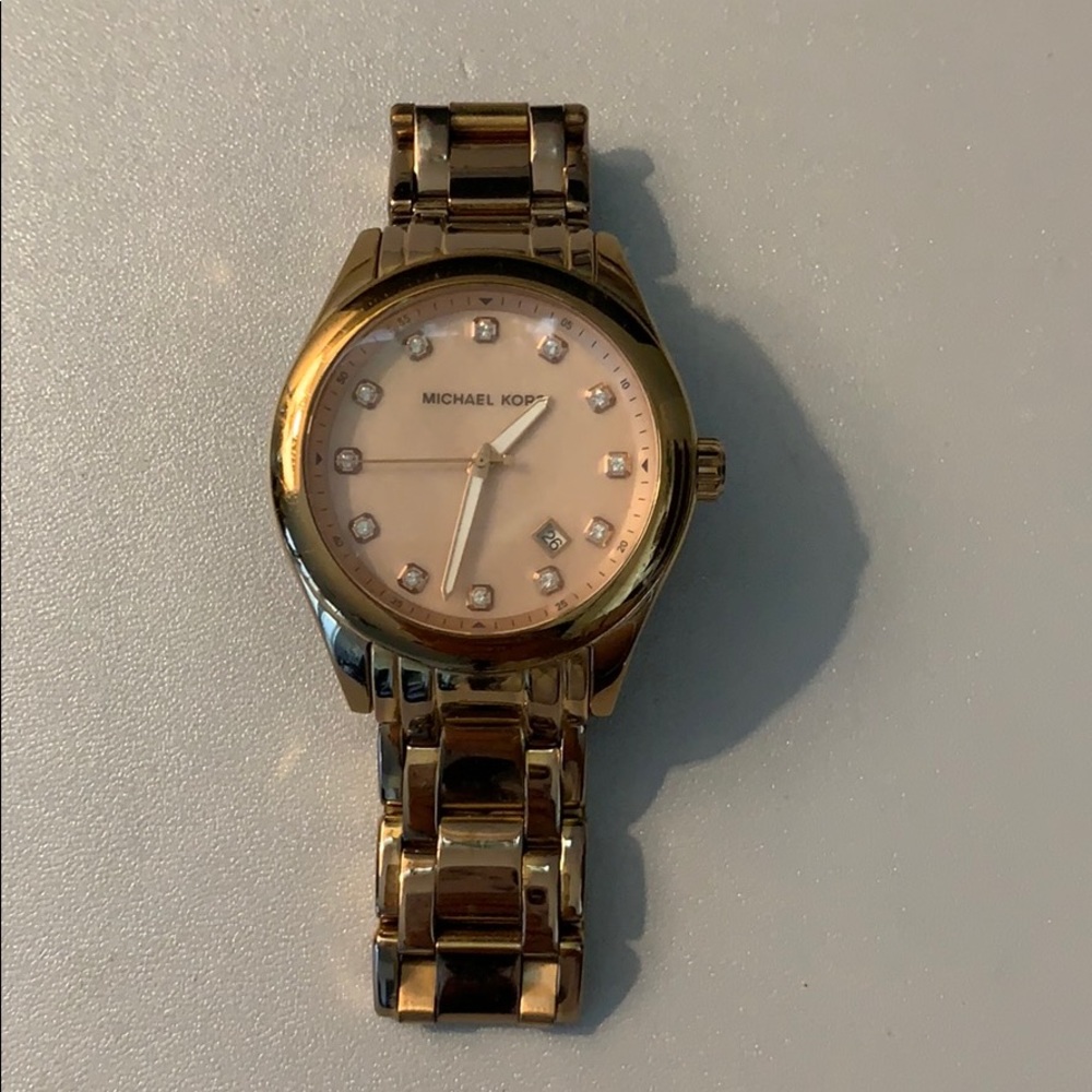 Michael Kors rose gold watch
